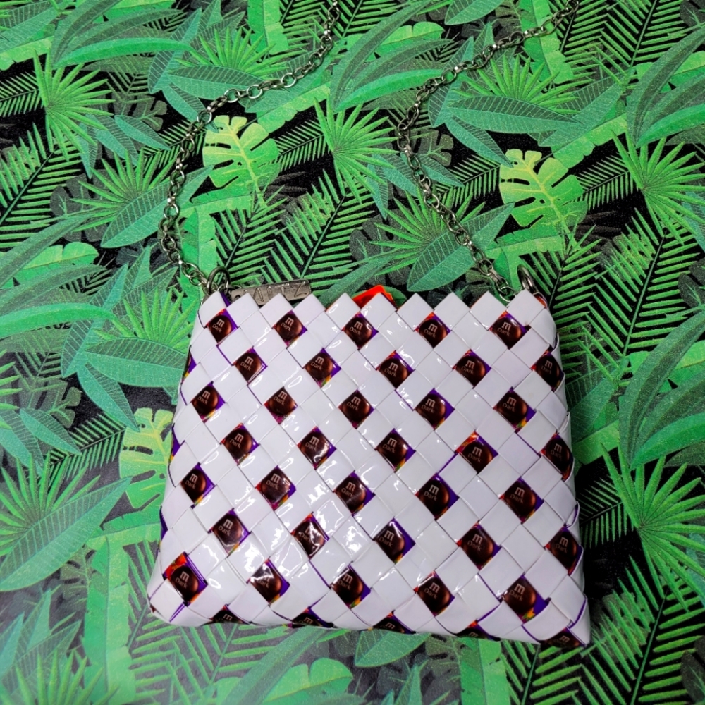 Mitz handmade 100% recycled small handbag